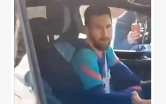 messi angry with fan