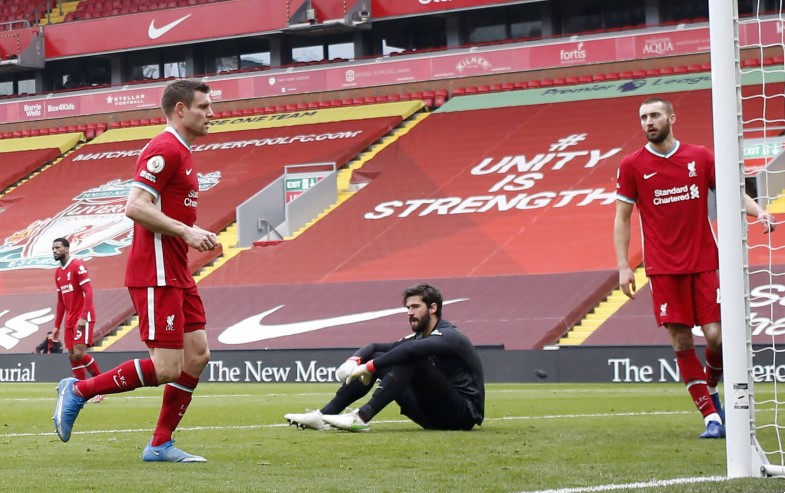 milner alisson liverpool fulham