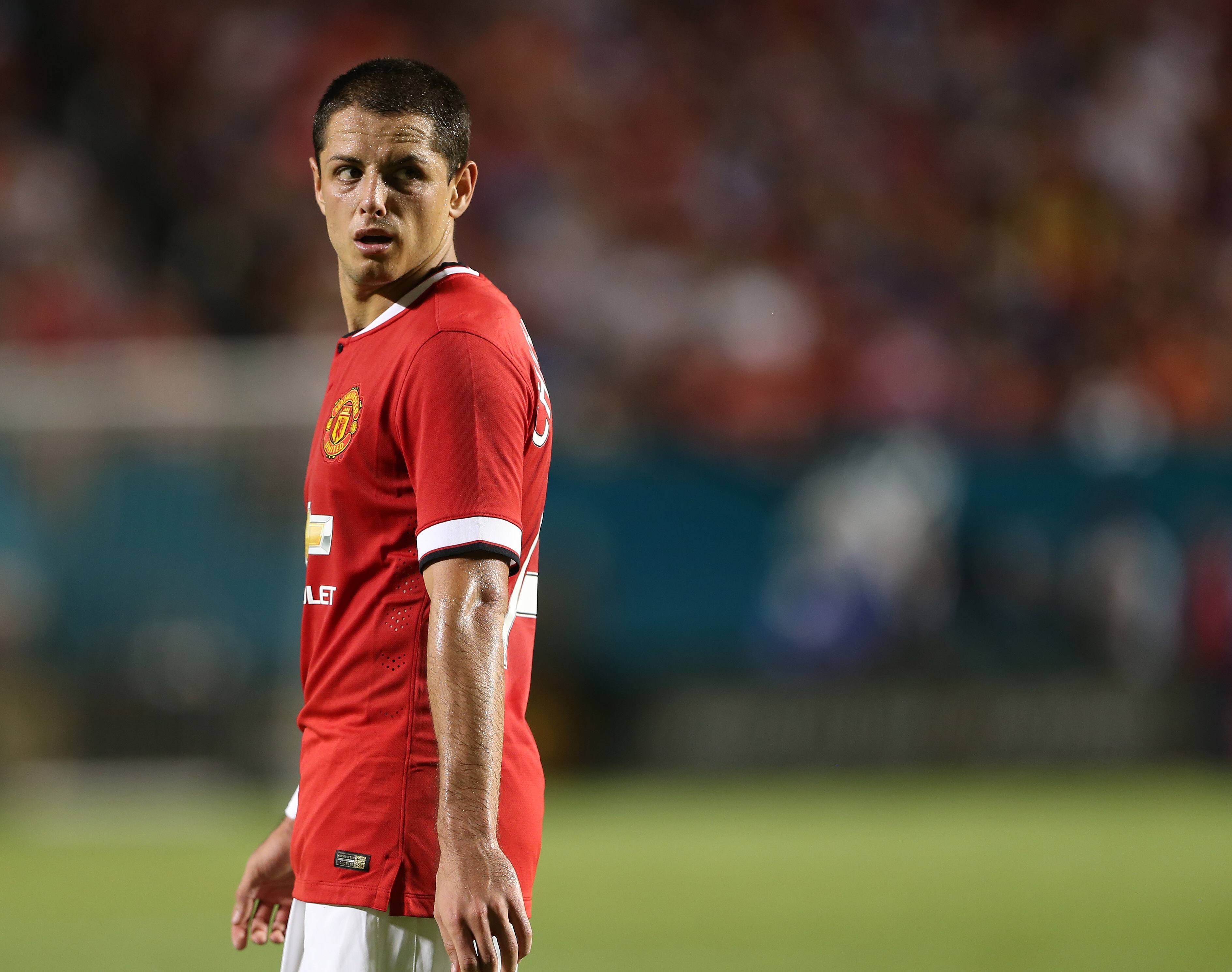 Javier Hernandez recalls opening his Man Utd account with 'nose