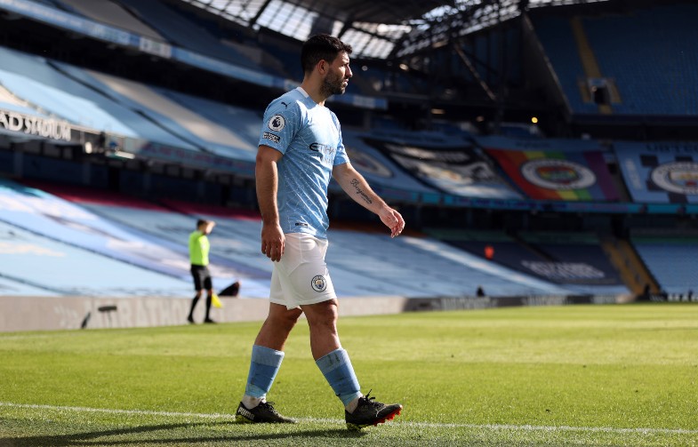 Aguero at the Etihad Stadium, Manchester