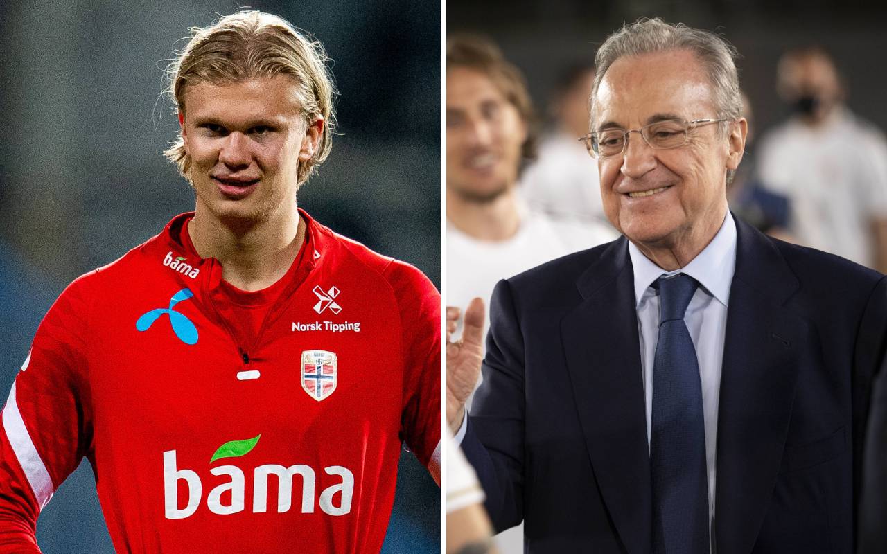 Florentino Perez backs Real Madrid to win Erling Haaland race