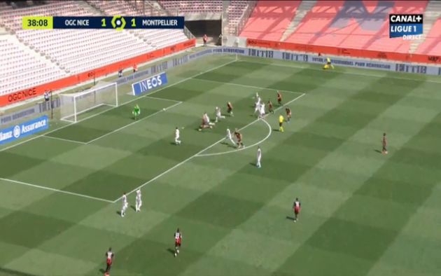Video - Barcelona loanee Todibo scores for Nice vs Montpellier