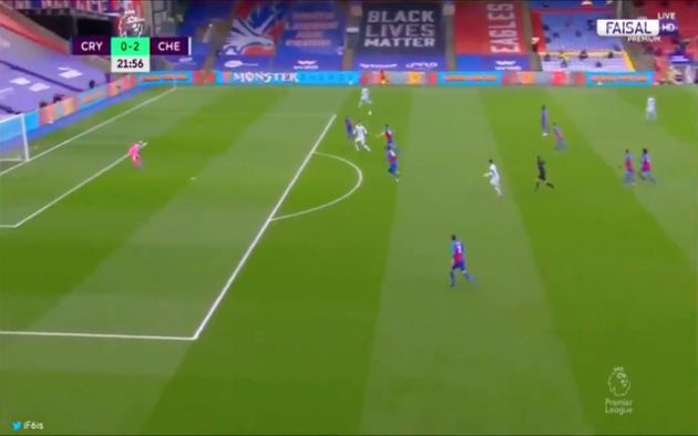 Video - Havertz wonderful touch for Chelsea in chance vs Palace