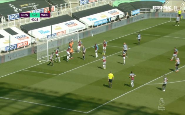 Video - Joelinton scores vs West Ham after Fabianski error