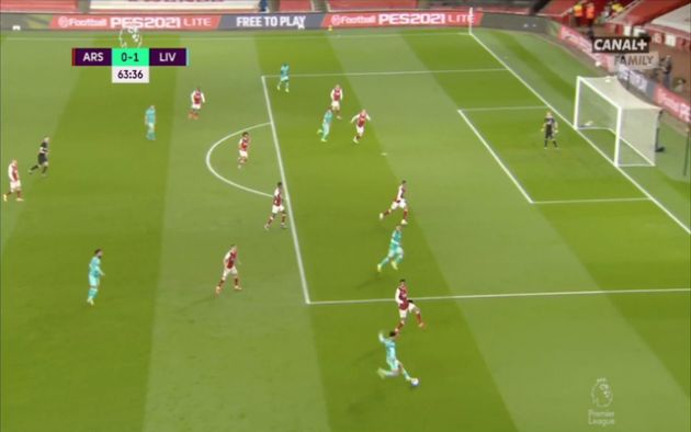 Video - Jota scores lovely header for Liverpool vs Arsenal