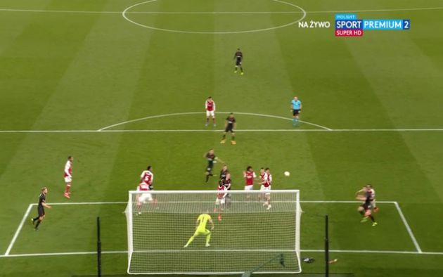 Video - Slavia score late equaliser against Arsenal from corner