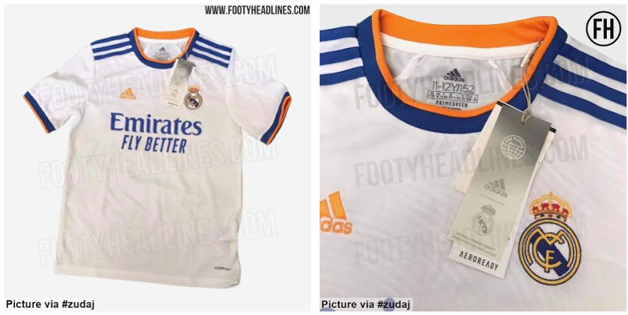 Real Madrid 21-22 Home Kit Released - Footy Headlines