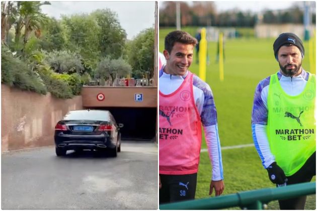 Aguero seen leaving Barcelona medical ahead of free transfer