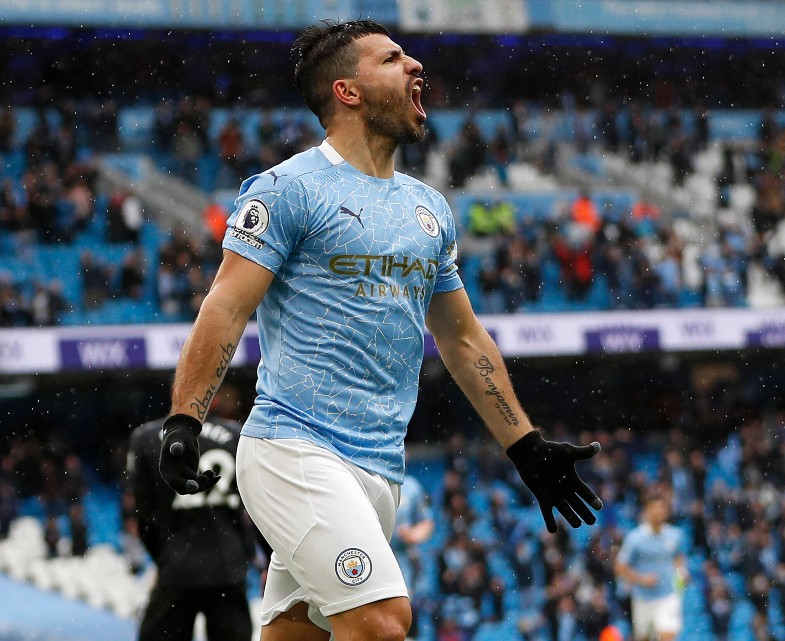 Aguero vs Everton final day