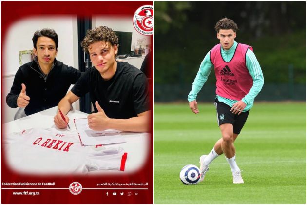 Arsenal ace Omar Rekik pledges international allegiance to Tunisia