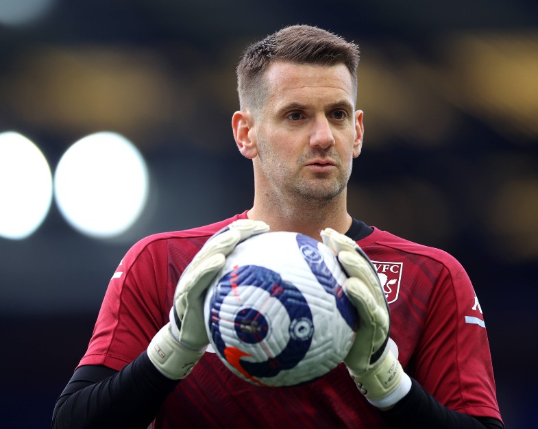 Aston Villa GK Tom Heaton