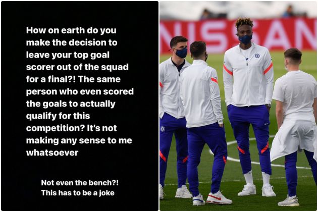 Girlfriend of Tammy Abraham slams decision to leave Chelsea star out of FA Cup Final squad