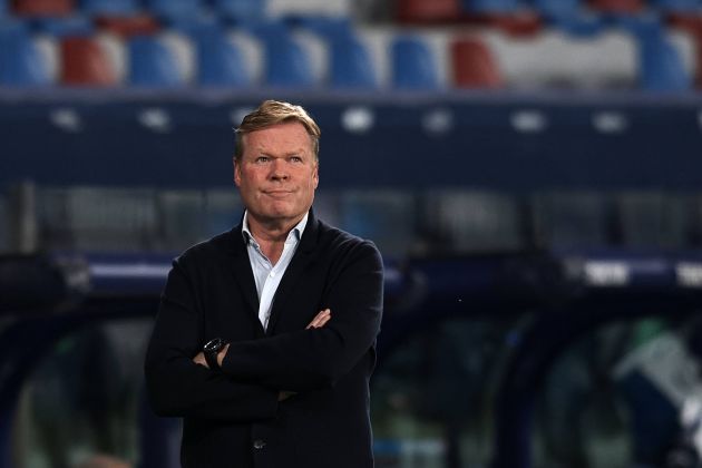 Ronald Koeman crossed arms for Barcelona