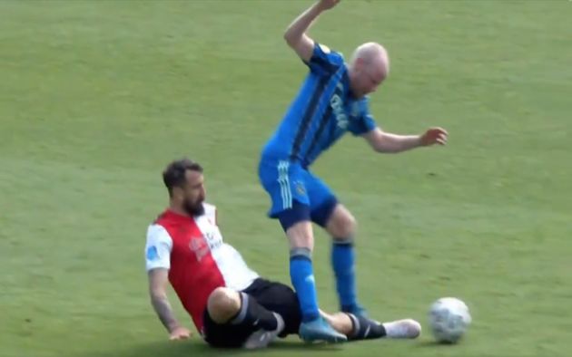 Video - Lucas Pratto serious ankle injury for Feyenoord