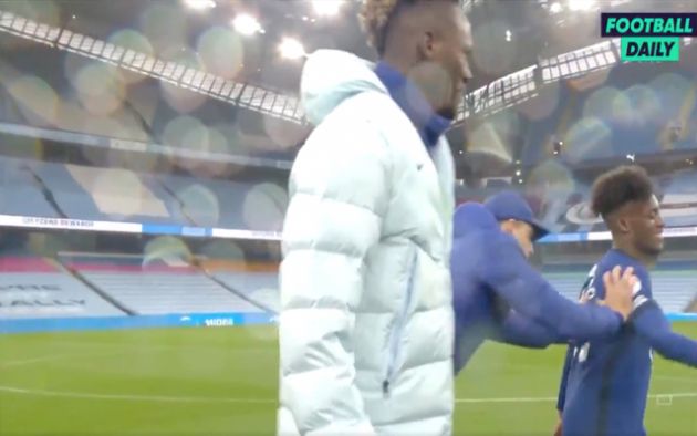 Video - Tuchel pushes Chelsea star Hudson-Odoi after win vs Man City