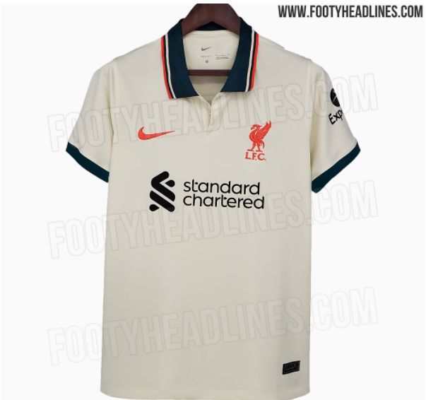 The NEW Liverpool FC away kit!  Inspired by the 90s 