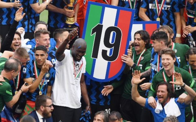 lukaku inter title celebrations