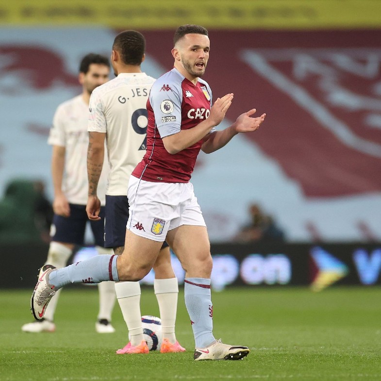 John McGinn Aston Villa vs Man City