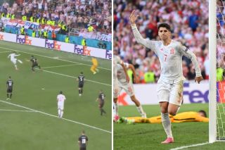 Video: Morata scores emphatically for Spain vs Croatia