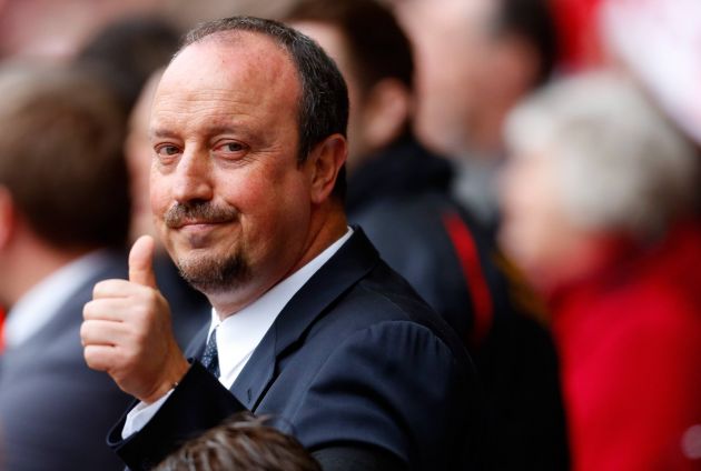 Rafa Benitez thumbs up as Chelsea boss to Liverpool fans