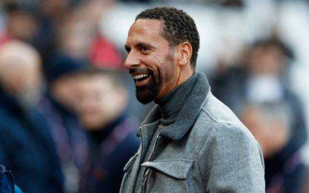 Rio Ferdinand grin