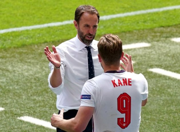 Southgate Kane England Euro 2020