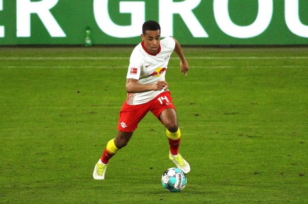 Tyler Adams in action for RB Leipzig