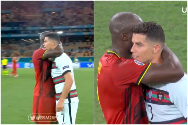 Video - Lukaku consoles Ronaldo after Belgium knock Portugal out of Euros