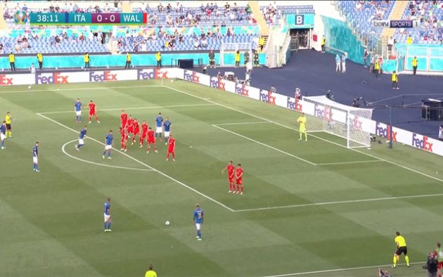 Video - Pessina scores for Italy vs Wales