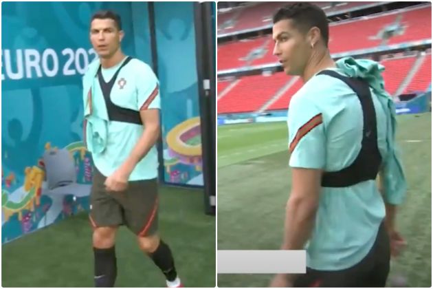 Video - Ronaldo annoyed with cameraman during Portugal training before Euros opener vs Hungary