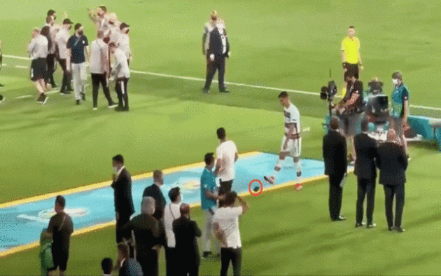 Video - Ronaldo kicks armband after Portugal lose to Belgium