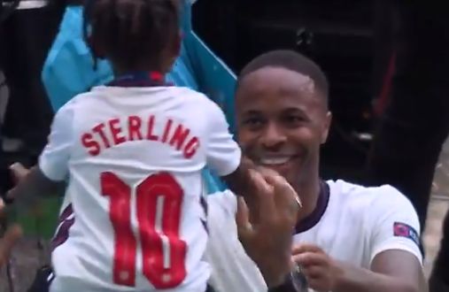 sterling with kid england