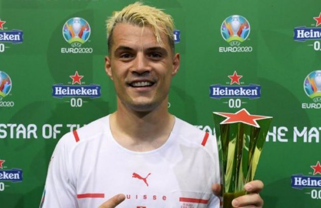 Granit Xhaka had an excellent Euro 2020
