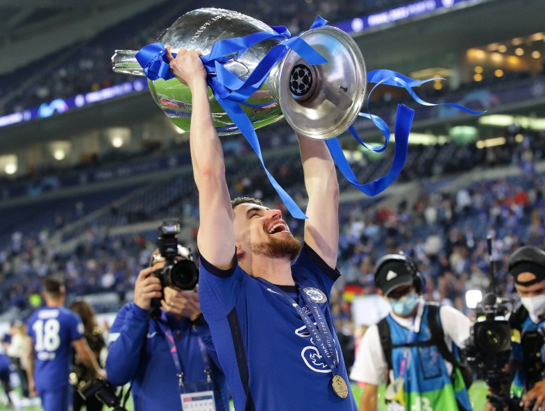 Champions League trophy Jorginho