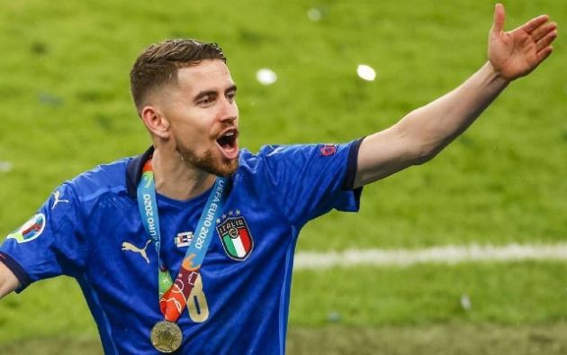 Italy Jorginho Euro 2020 medal