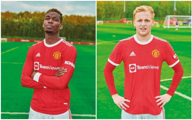 Paul Pogba Donny van de Beek Man Utd FC