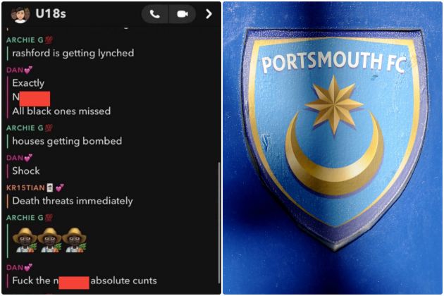 Portsmouth launch investigation over Under-18s abuse of England stars after Euros final penalty shootout misses