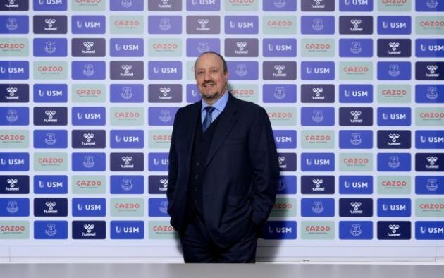 Rafael Benitez after being named Everton manager
