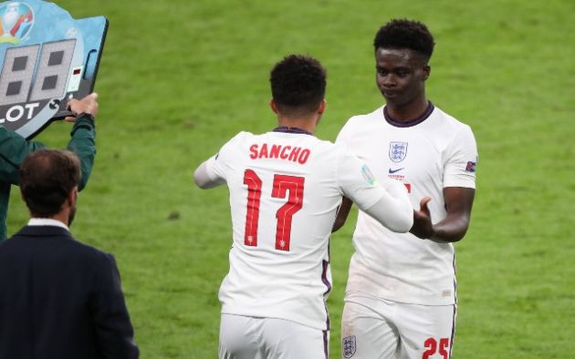 Sancho Saka England Euro 2020