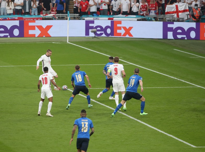 Shaw goal against Italy