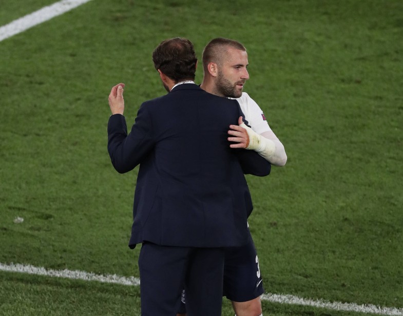 Southgate and Luke Shaw