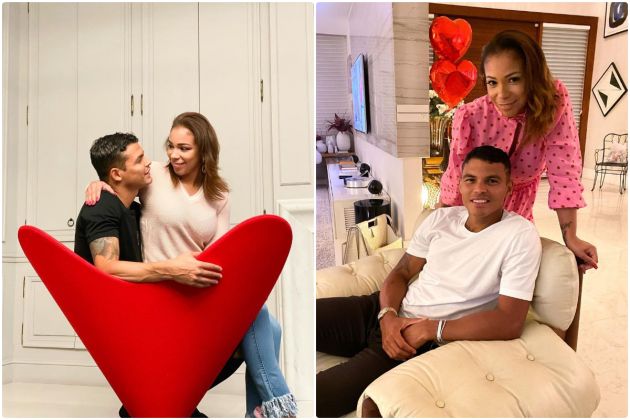 Thiago Silva and his Wife Belle