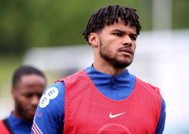 Tyrone Mings training for England