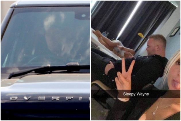 Wayne Rooney picks up car after hotel tryst with three girls