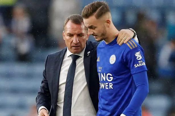 brendan rodgers and james maddison