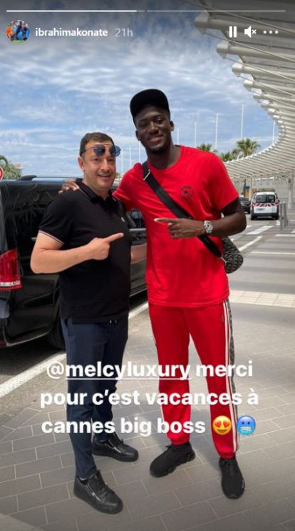 Konate on his way to Liverpool