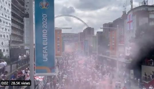 scenes at wembley - video