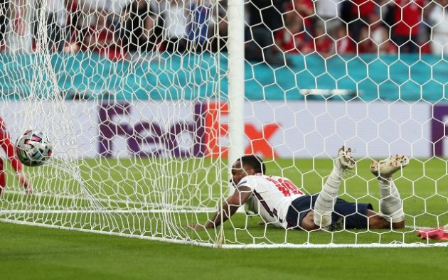 sterling in the goal