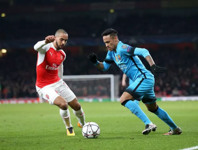 Walcott played against Lionel Messi in 2016