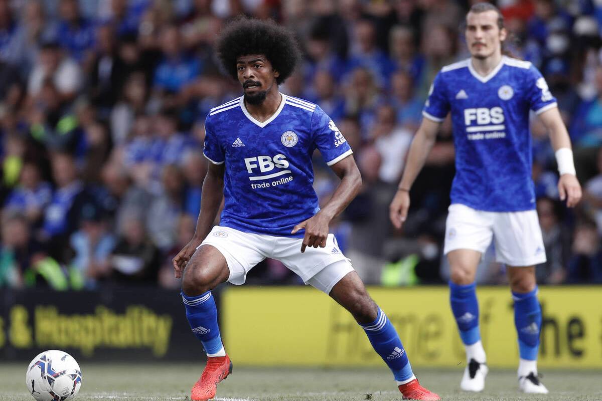Newcastle United target Hamza Choudhury in action for Leicester City